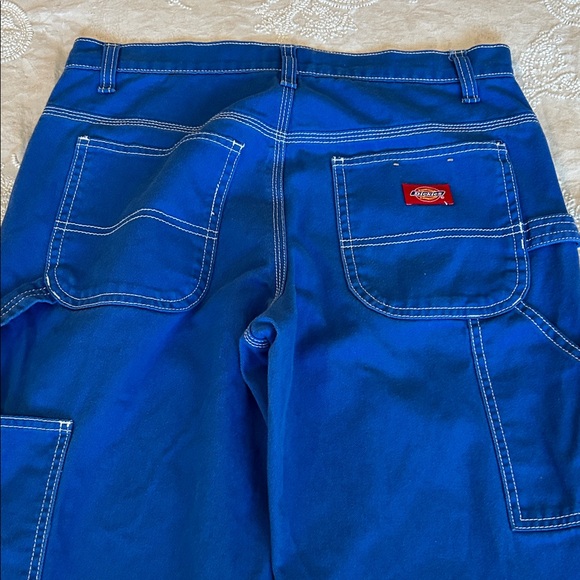 Dickies Carpenter Pants in Royal Blue with white stitching Size 27 - Picture 5 of 12
